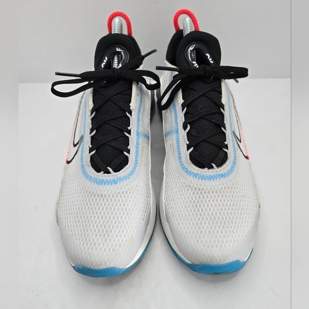 Nike Air Max 2090 'Pure Platinum' white blue sporty streetwear sneakers WMS 8.5